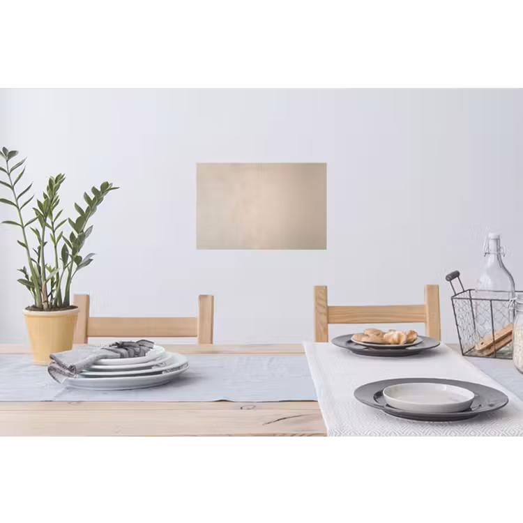 Japandi - Beige - Modern Muursticker klein -eettafel