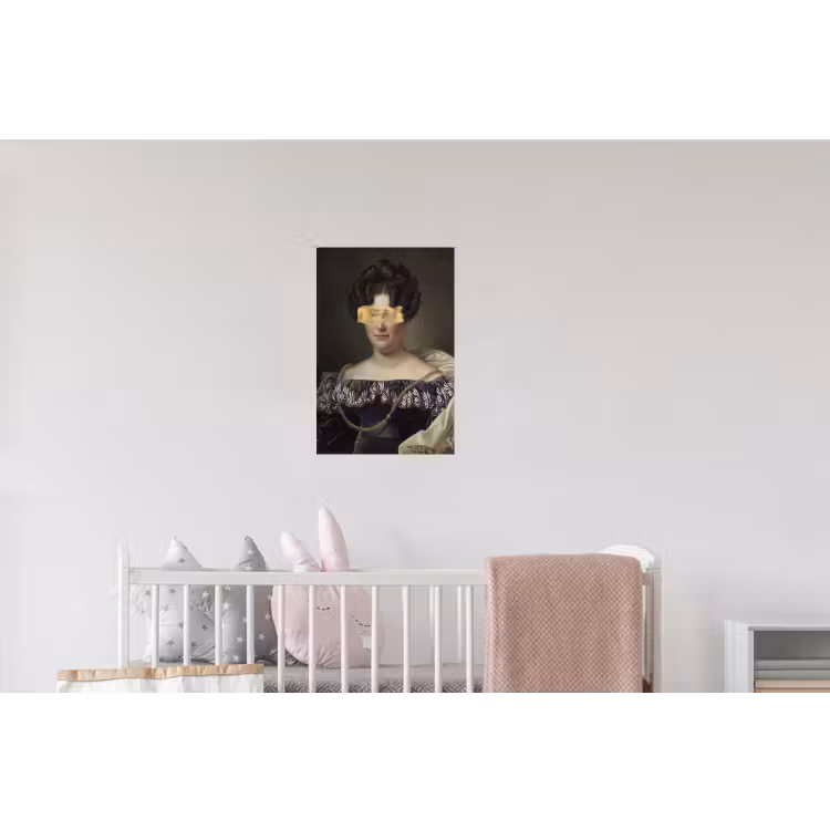 Johanna Henriette Engelen - Dubois Drahonet - Goud Muursticker klein -kinderkamer