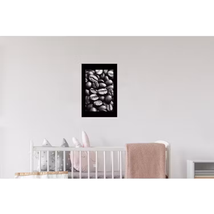 Koffiebonen - Zwart - Vintage Muursticker klein -kinderkamer