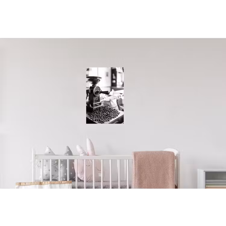 Koffiemolen - Gemalen - Vintage Muursticker klein -kinderkamer