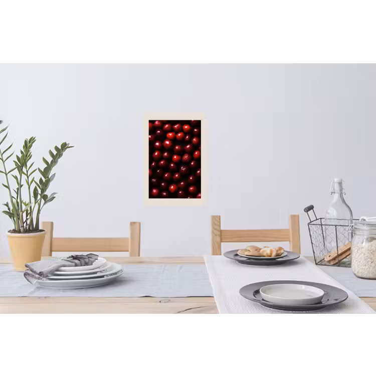 Kersen - Rood Muursticker klein -eettafel