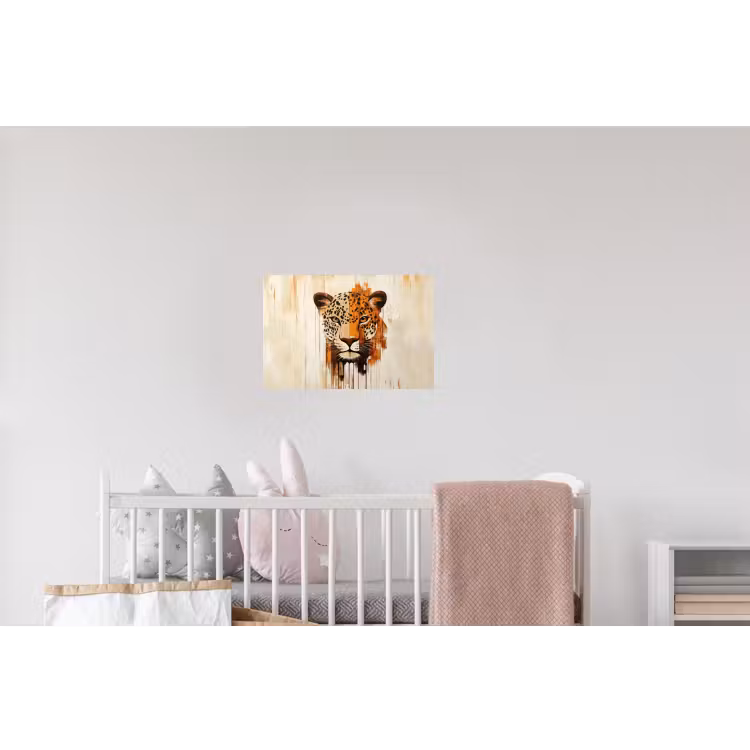 Luipaard - Symmetrisch - Strepen Muursticker klein -kinderkamer