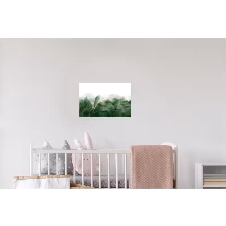 Marmer - Groen - Luxe - Goud - Marmerlook Muursticker klein -kinderkamer