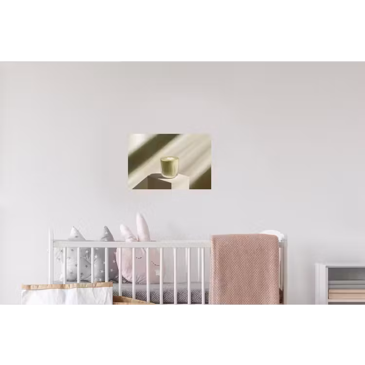 Matcha - Glas - Groen - Minimalistisch Muursticker klein -kinderkamer