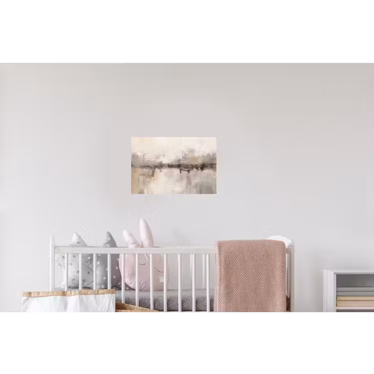 Moderne kunst - Abstract - Beige Muursticker klein -kinderkamer