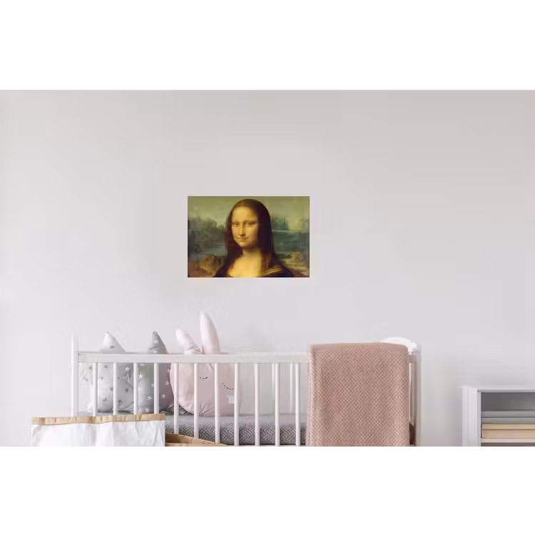 Mona Lisa - Leonardo da Vinci Muursticker klein -kinderkamer
