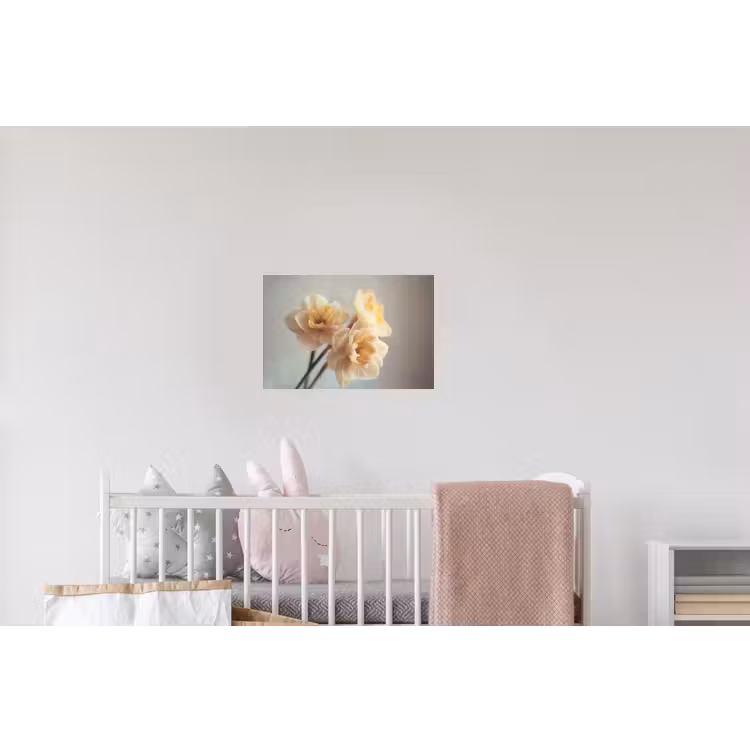 Narcissen - Geel - Bloemblaadjes Muursticker klein -kinderkamer