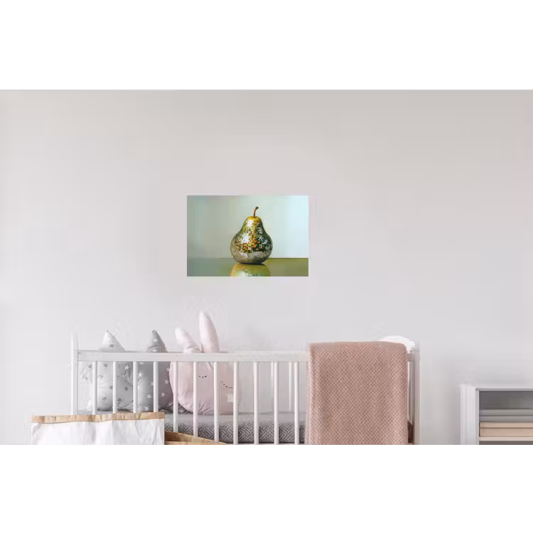 Fruit - Disco - Art - Glitter Muursticker klein -kinderkamer