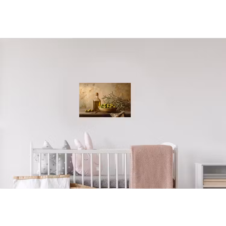 Olijven - Stilleven - Vintage Muursticker klein -kinderkamer