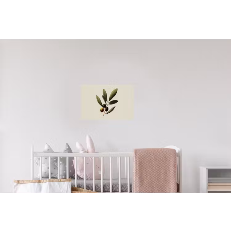 Olijftak - Donkergroen - Olijven Muursticker klein -kinderkamer