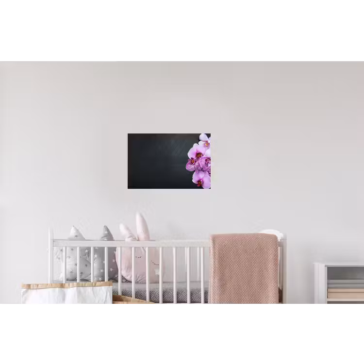 Orchidee - Bloemen - Roze - Flora Muursticker klein -kinderkamer