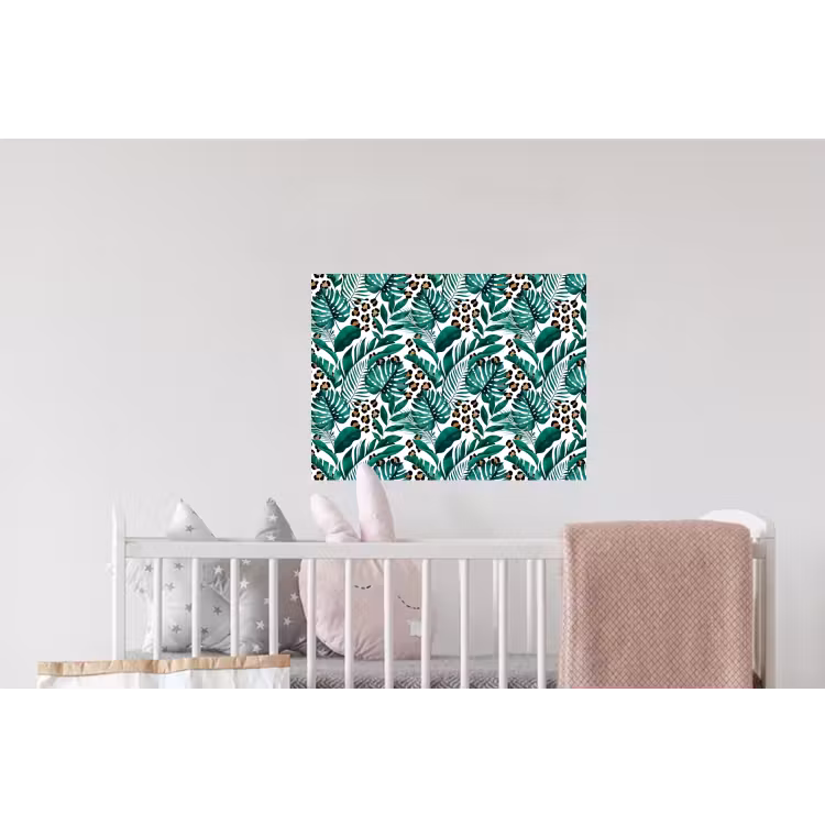 Panterprint - Bladeren - Jungle Muursticker klein -kinderkamer