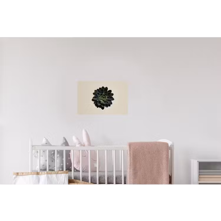 Rozet - Cirkelvormig - Donkergroen Muursticker klein -kinderkamer