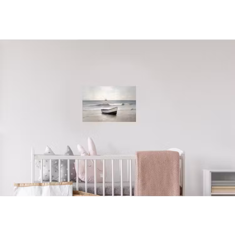 Roeiboot - Zee - Horizon Muursticker klein -kinderkamer