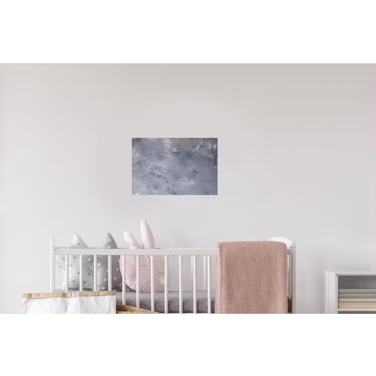 Leisteen - Beton - Retro - Structuren - Grijs - Rustiek Muursticker klein -kinderkamer
