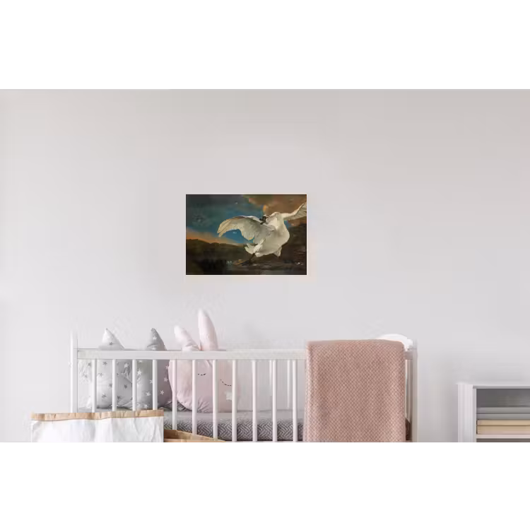 Zwaan - Oude meesters - Jan Asselijn Muursticker klein -kinderkamer