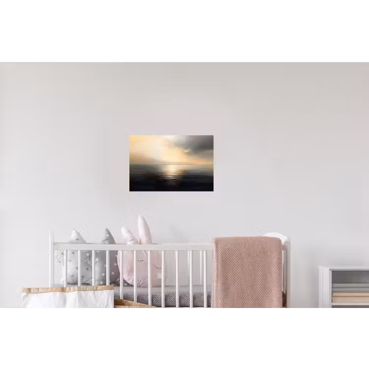Zon - Horizon - Zee Muursticker klein -kinderkamer