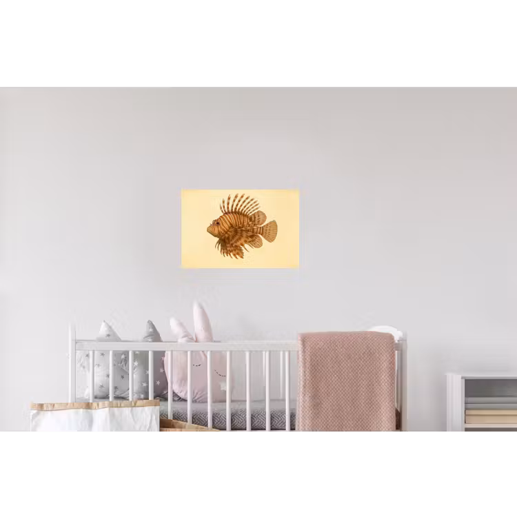Strepen - Vis - Rond - Stekels Muursticker klein -kinderkamer