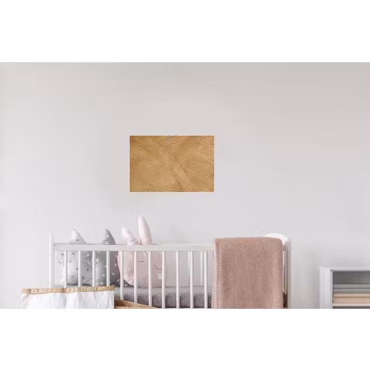 Structuren in rotan uit de natuur Muursticker klein -kinderkamer