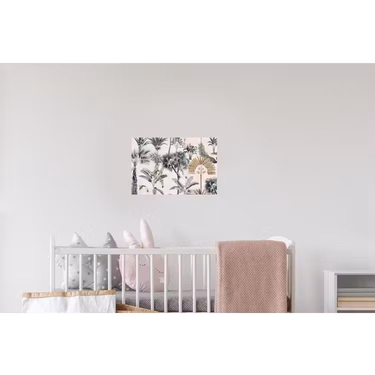 Tropisch - Bomen - Bladeren - Jungle Muursticker klein -kinderkamer