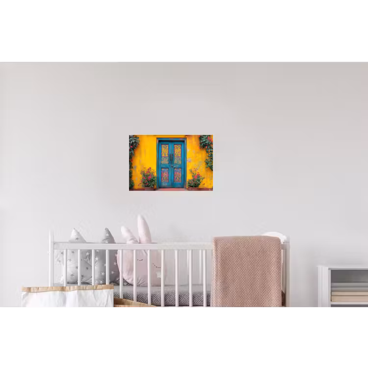 Deuren - Kleurrijk - Planten Muursticker klein -kinderkamer