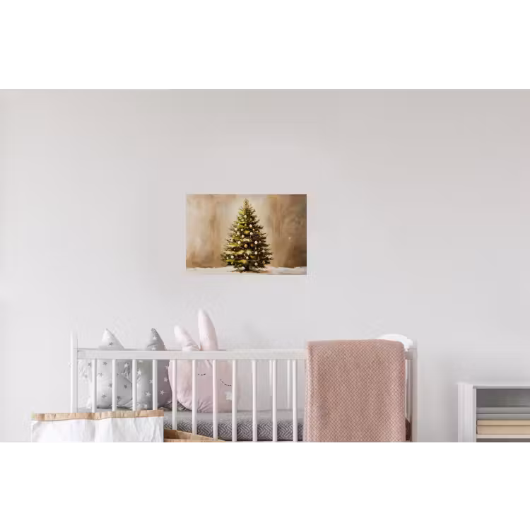 Kerst - Sfeer - Groen Muursticker klein -kinderkamer