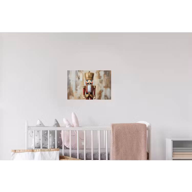 Kerst - Poppetje - Abstract Muursticker klein -kinderkamer