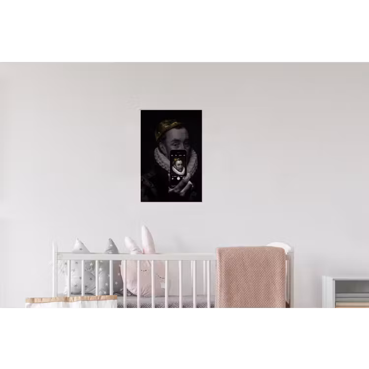 Willem van Oranje - Adriaen Thomasz - Smartphone Muursticker klein -kinderkamer