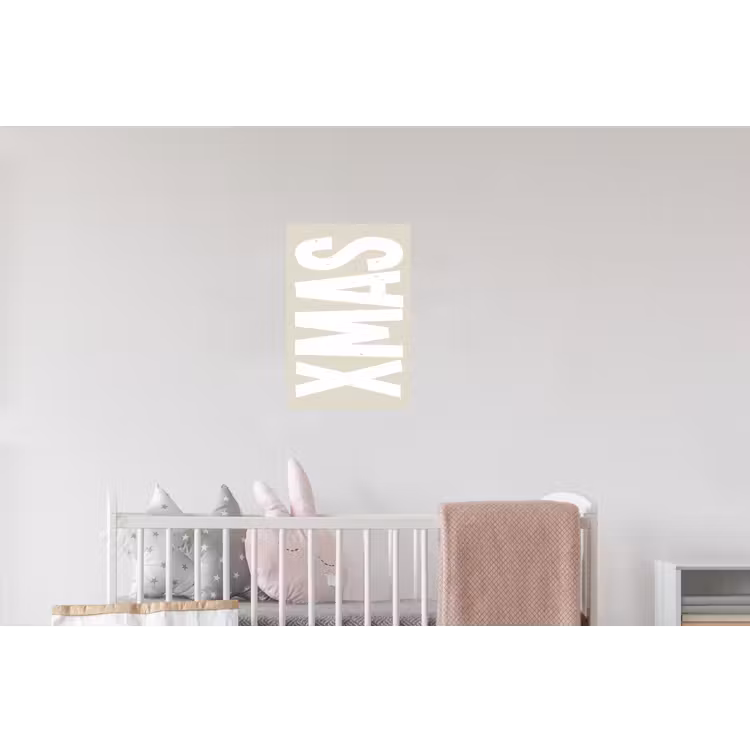 Xmas - Kerst - Japandi - Kerstversiering Muursticker klein -kinderkamer