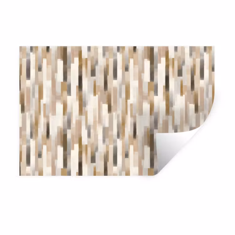 Abstract - Patroon - Kwaststreken Muursticker klein 286 -3d