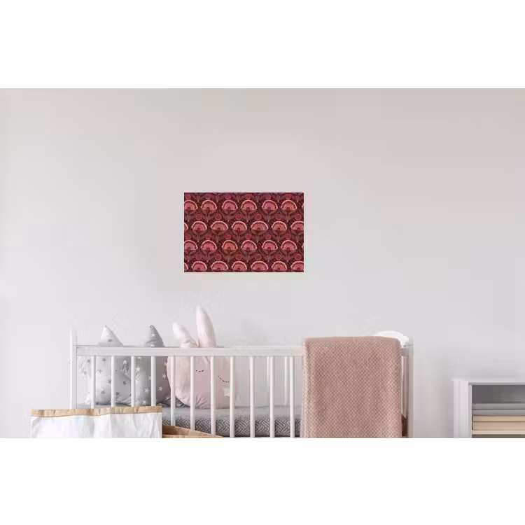 Antiek - Bloemen - Kleurrijk Muursticker klein 286 -kinderkamer