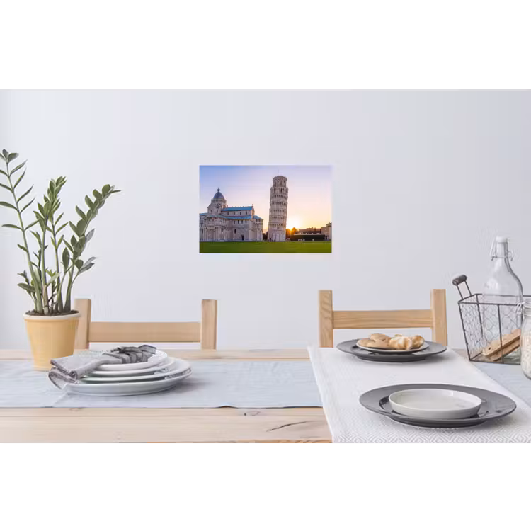 Architectuur - Toren - Pisa - Italië - Zonsondergang Muursticker klein -eettafel