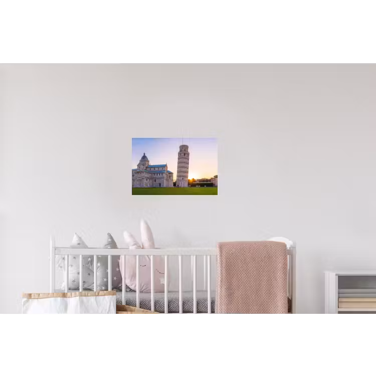 Architectuur - Toren - Pisa - Italië - Zonsondergang Muursticker klein -kinderkamer