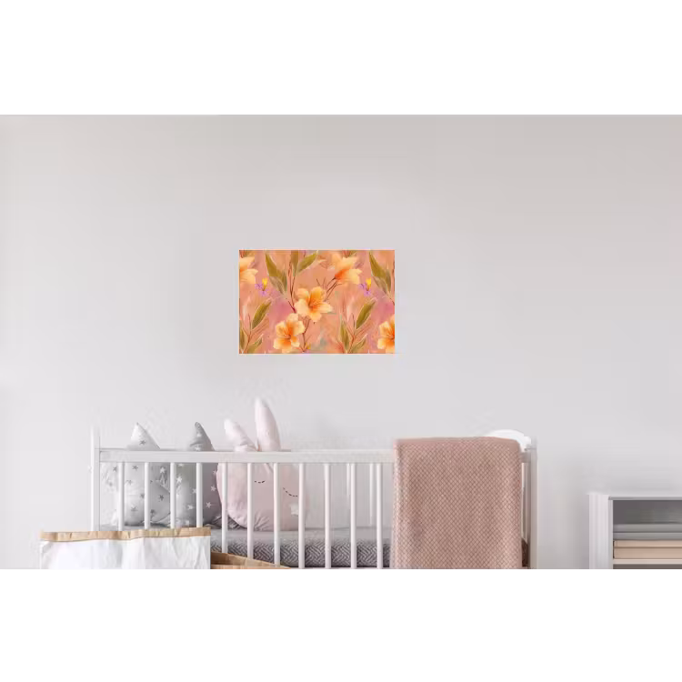 Botanisch - Bloemen - Kleurrijk Muursticker klein 286 -kinderkamer