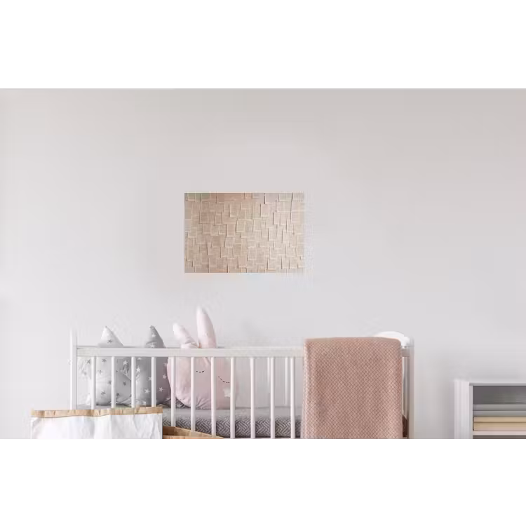 Boekpagina - Collage - Literatuur - Vintage - Beige Muursticker klein -kinderkamer