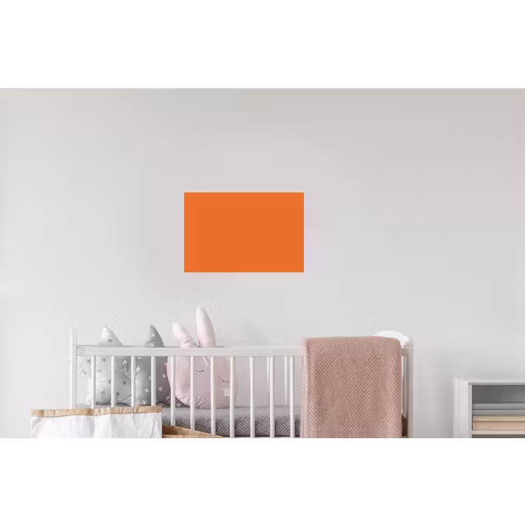 Burnt - Sienna - Oranje Muursticker klein 286 -kinderkamer