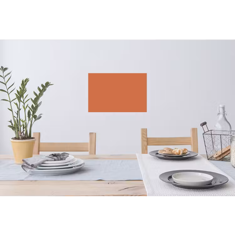 Classic - Terracotta - Oranje Muursticker klein 286 -eettafel