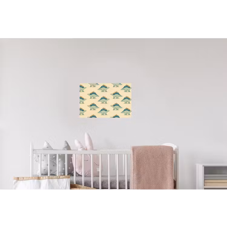 Dino - Patroon - Groen Muursticker klein 286 -kinderkamer