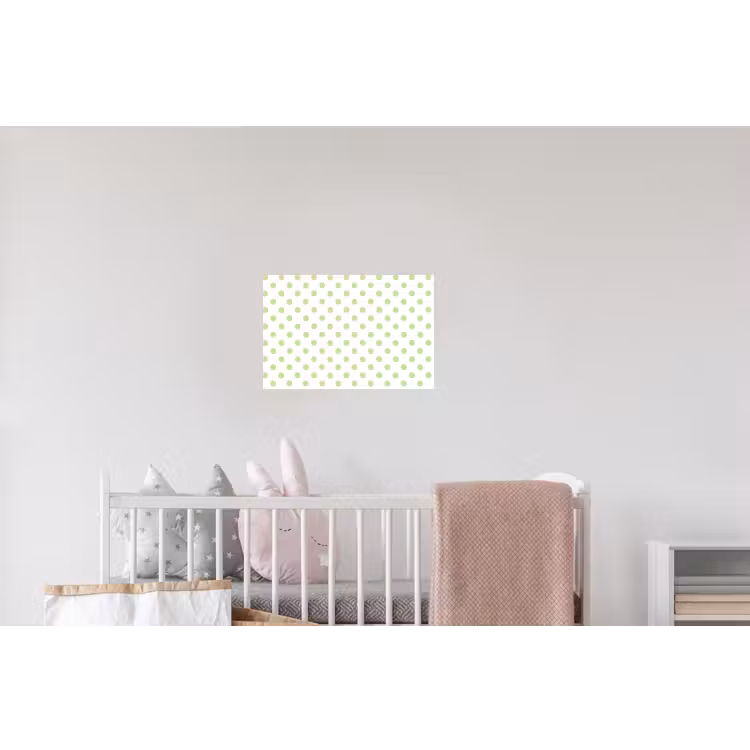 Dots - Klassiek - Groen Muursticker klein 286 -kinderkamer