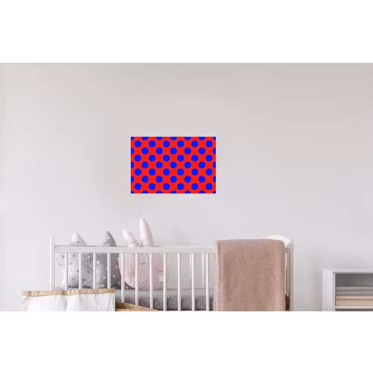 Dots - Klassiek - Rood Muursticker klein 286 -kinderkamer