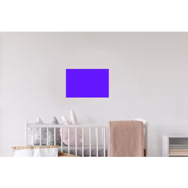 Electric - Indigo - Paars Muursticker klein 286 -kinderkamer
