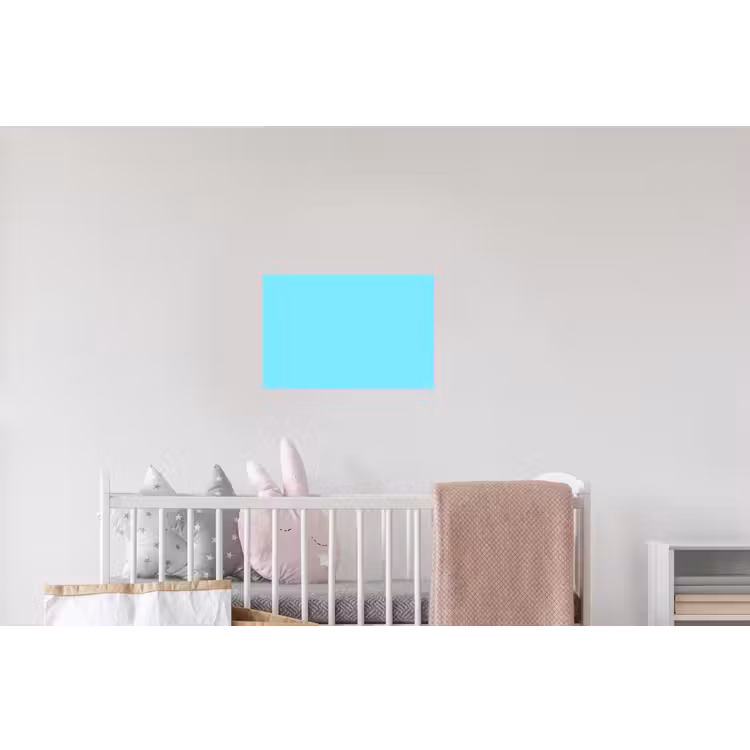 Electric - Cyan - Blauw Muursticker klein 286 -kinderkamer
