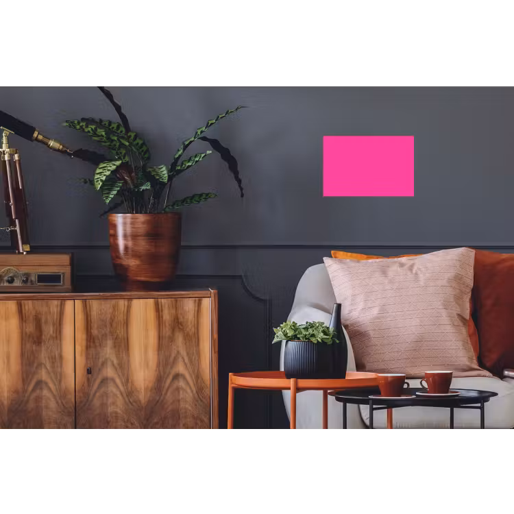 Electric - Magenta - Roze Muursticker klein 286 -kamerbank