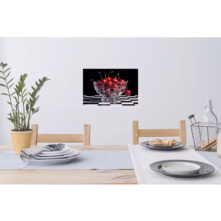 Wandtattoo – Essen – Kirschen – Rot - Eten - Kersen - Rood Muursticker klein