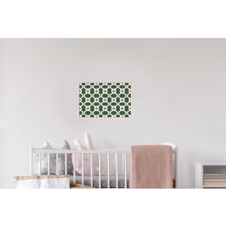 Tegel - Klassiek - Groen Muursticker klein 286 -kinderkamer