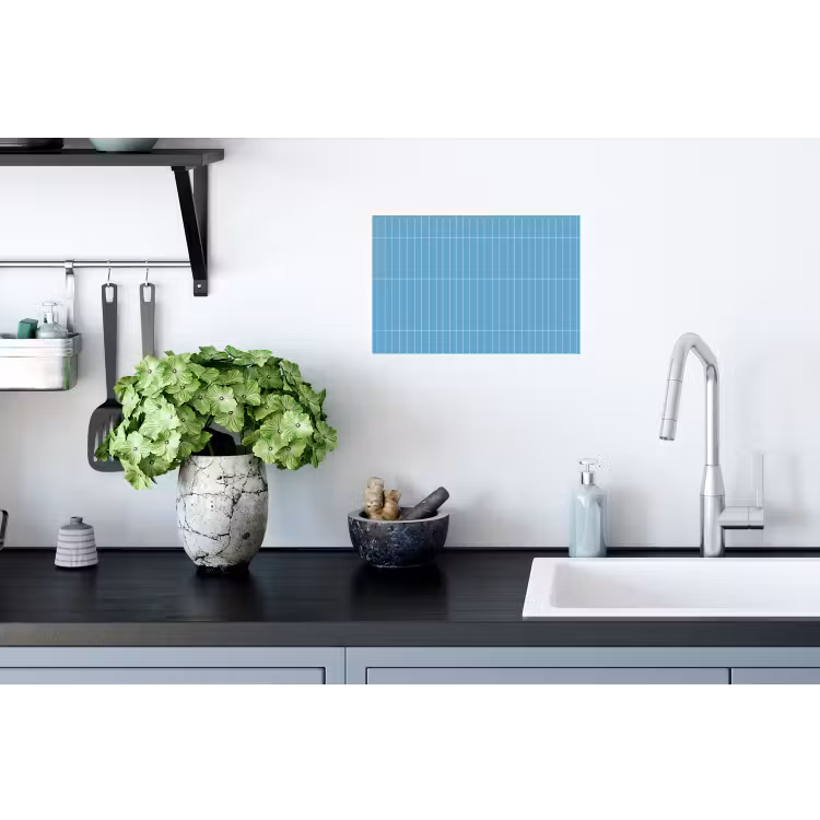 Tegel - Langwerpig - Patroon - Blauw Muursticker klein 286 -keuken