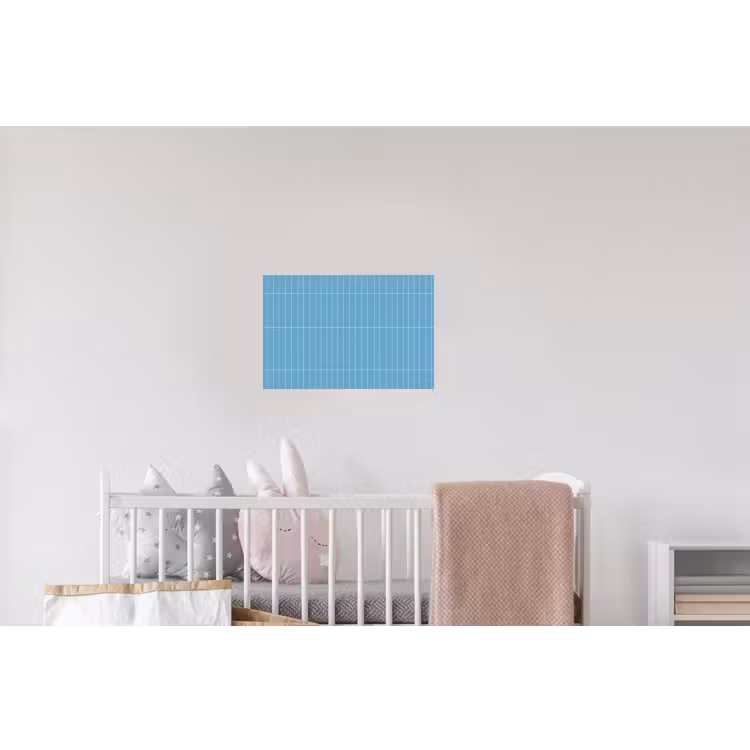 Tegel - Langwerpig - Patroon - Blauw Muursticker klein 286 -kinderkamer