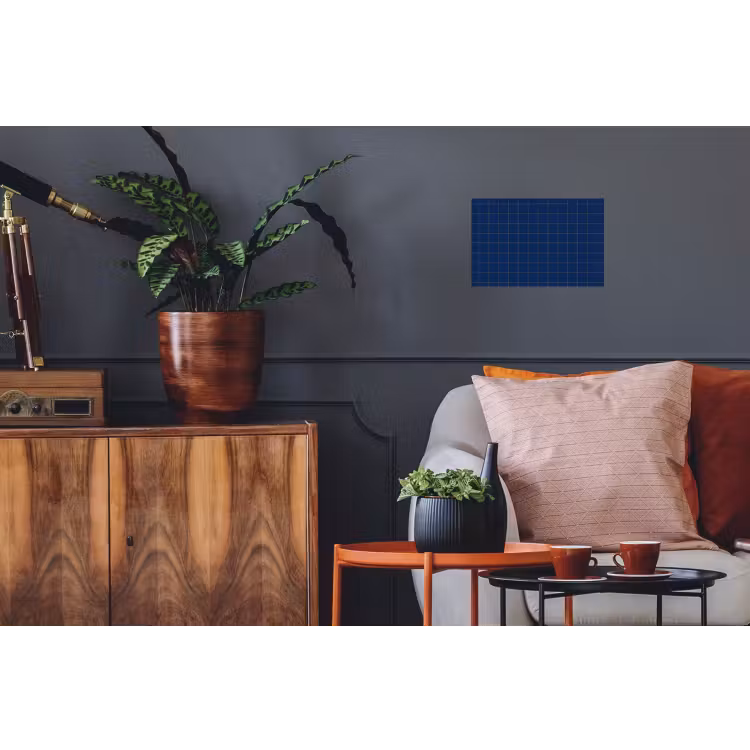 Tegel - Patroon - Blauw Muursticker klein 286 -kamerbank