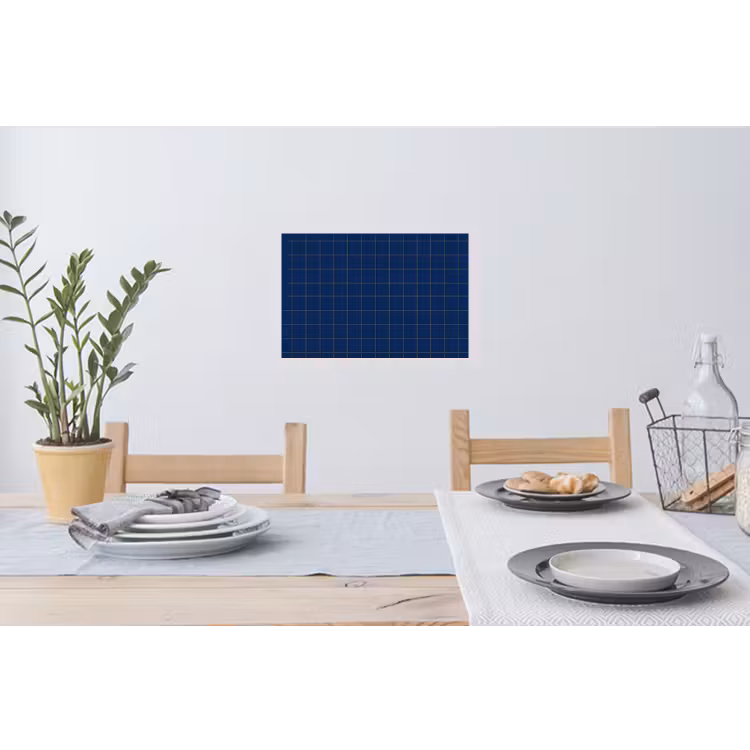 Tegel - Patroon - Blauw Muursticker klein 286 -eettafel