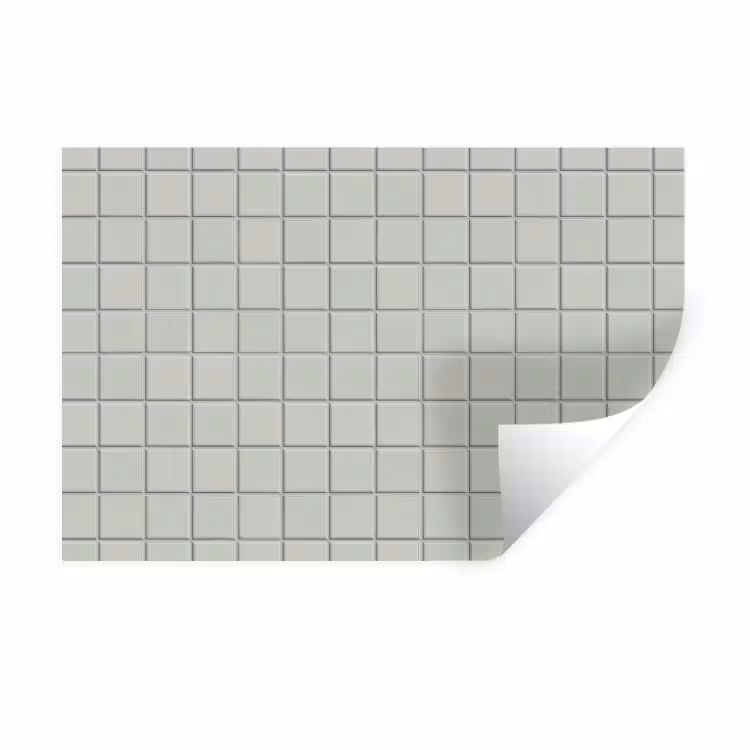 Tegel - Patroon - Lichtgroen Muursticker klein 286 -3d